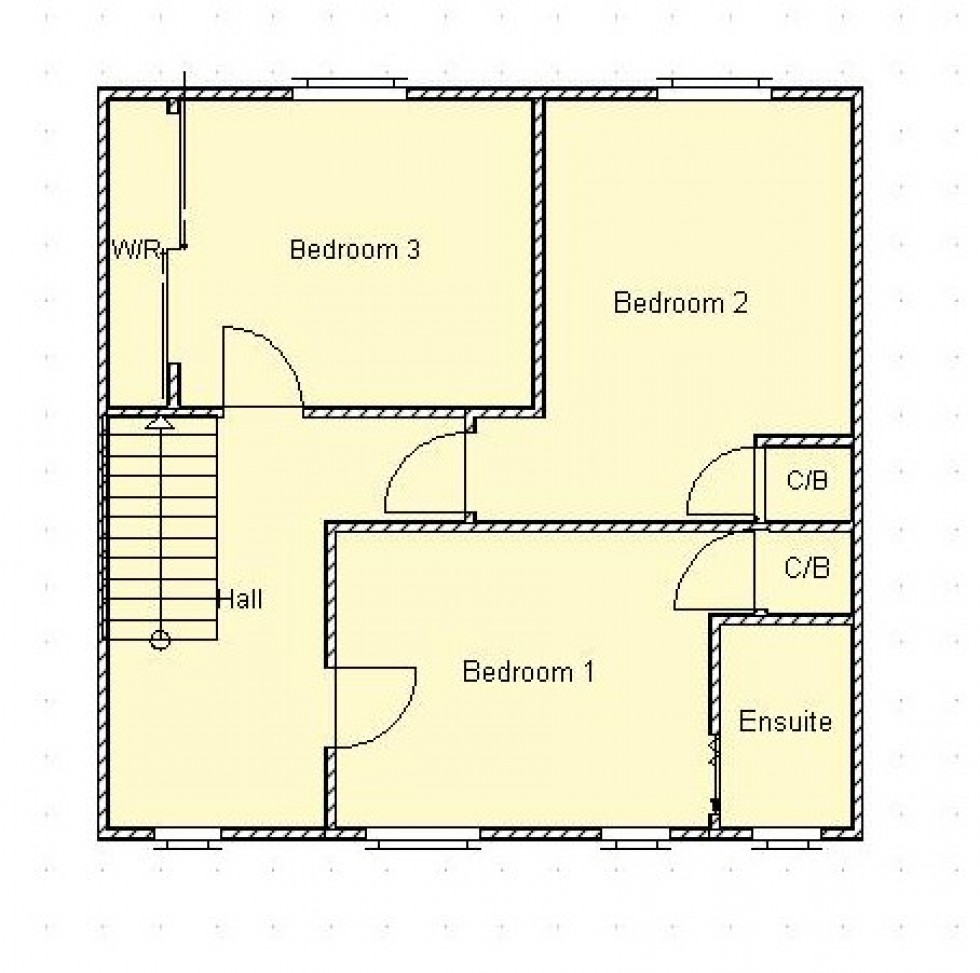 Floorplan for Kenneth Drive, Lochboisdale, Isle of South Uist